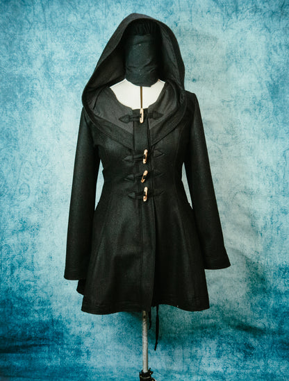 Storybook Coat - Black - Custom Fit
