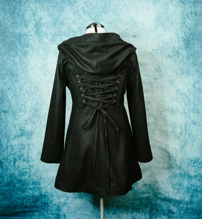 Storybook Coat - Black - Custom Fit